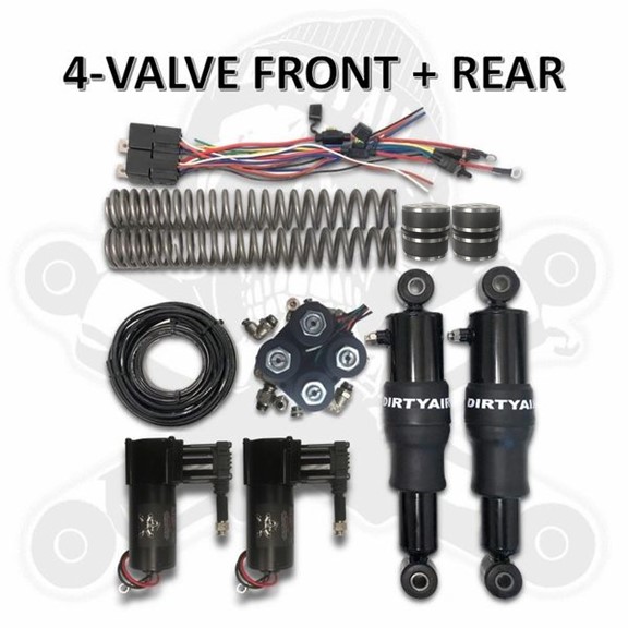 DIRTY AIR USA DIRTY AIR Front + Rear Tankless 4Valve System